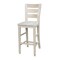 International Concepts Tuscany Bar Height Stool, 30" Seat Height, Unfinished S-293 - alternate 4